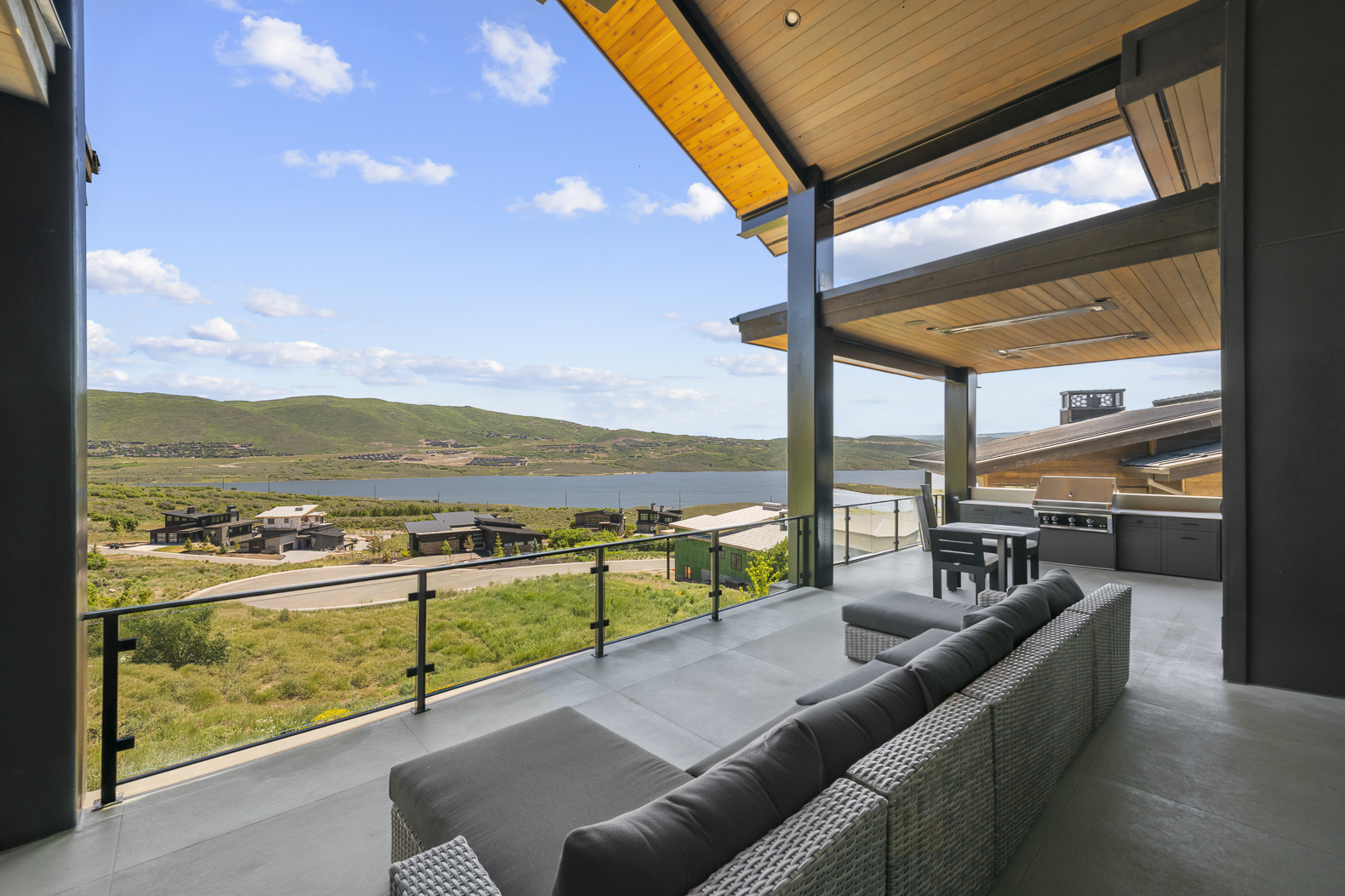 Outside kitchen at 1612 leo ct in park city utah