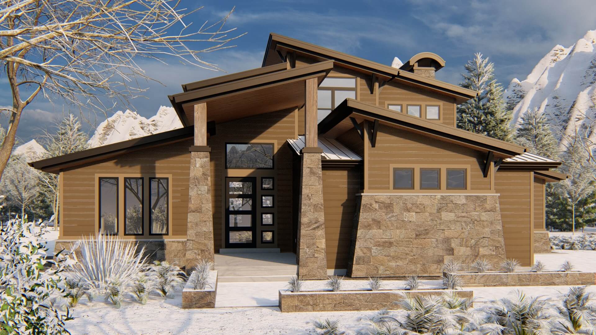 Park City Modern Rustic Floor Plan