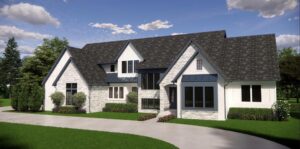 6 Meadow Acres Dr Ladue, MO Custom Home Rendering