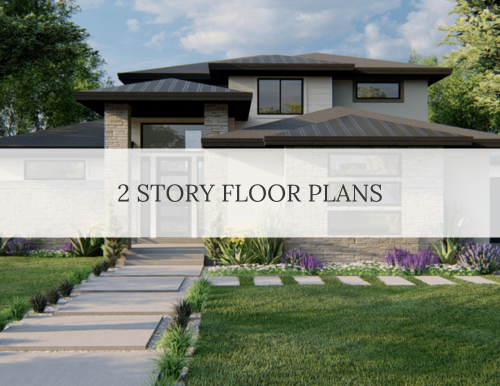 2 Story St Louis Custom Home Floor Plans